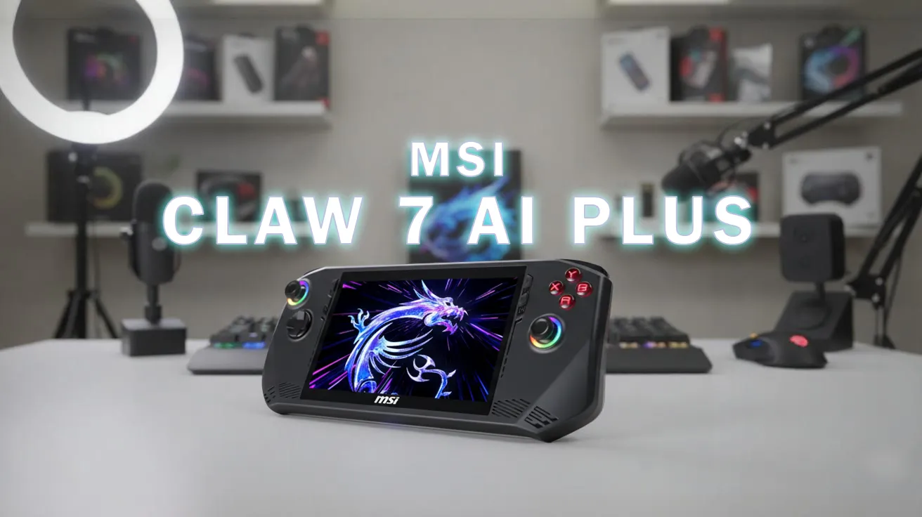 MSI Claw 7 AI Plus: Handheld Gaming PC