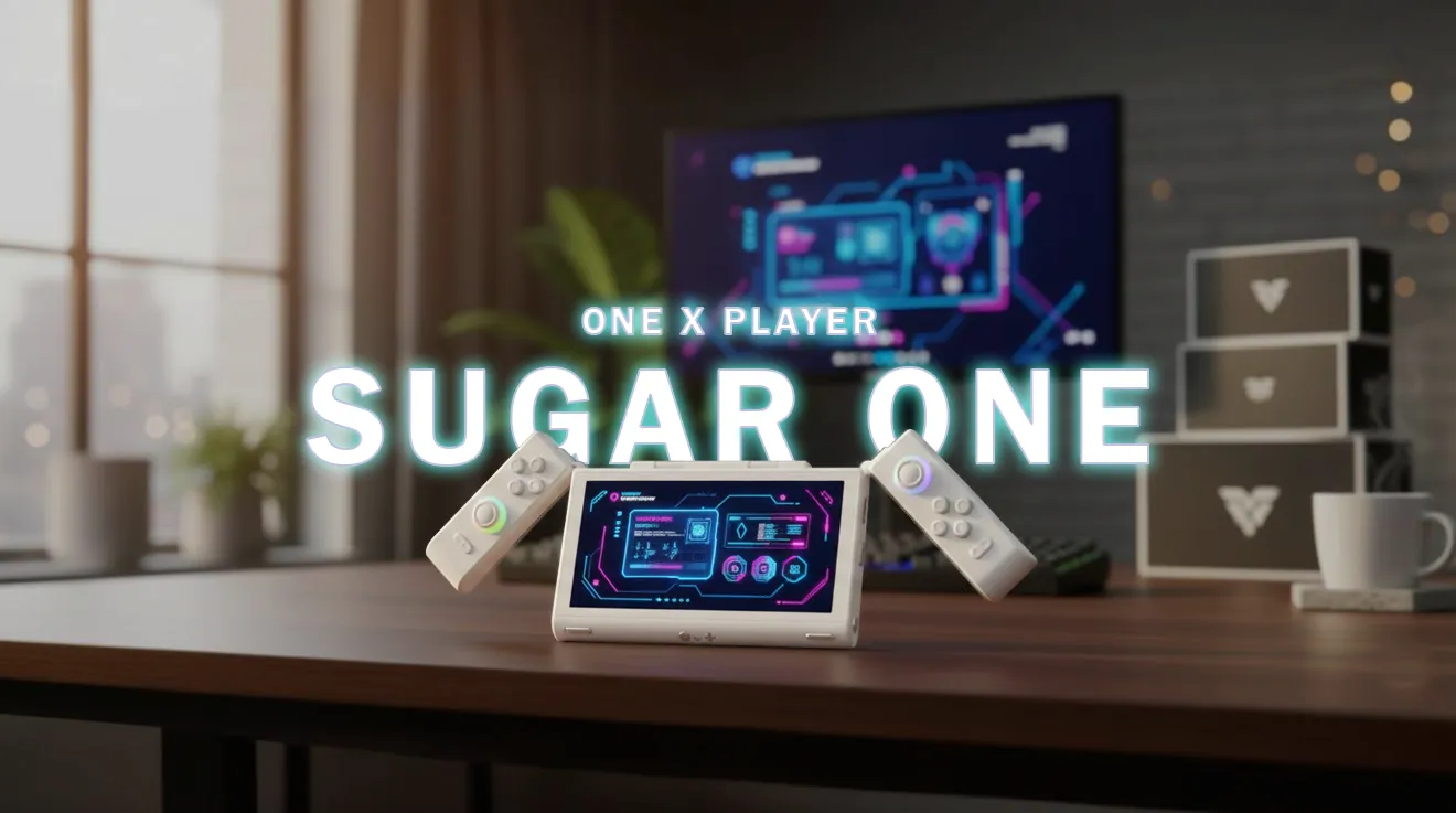 One X Player Sugar One: Handheld Android Dua Layar