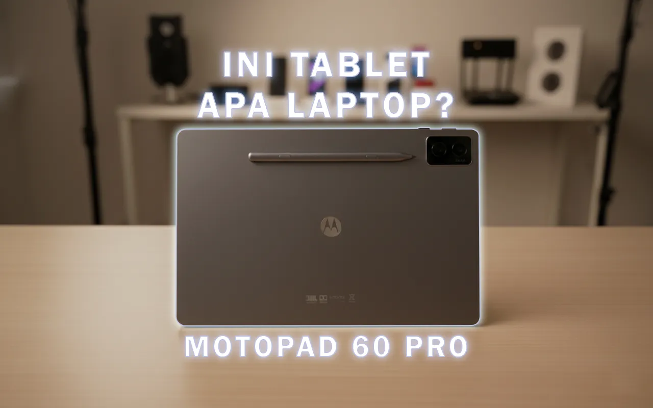 Motorola Moto Pad 60 Pro: Tablet 6 Jutaan dengan Mode PC dan Stylus Bawaan