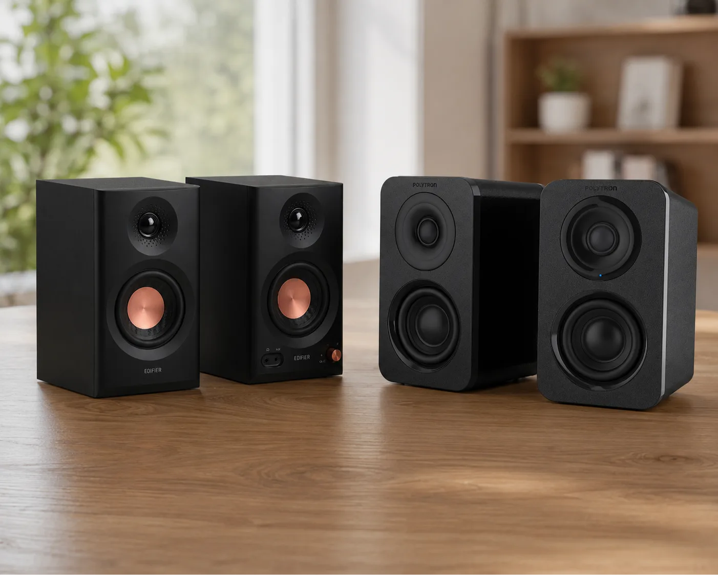Polytron PH-S5B vs Edifier MR3: Which 1-2 Million Rupiah Bookshelf Speaker is Right for You?